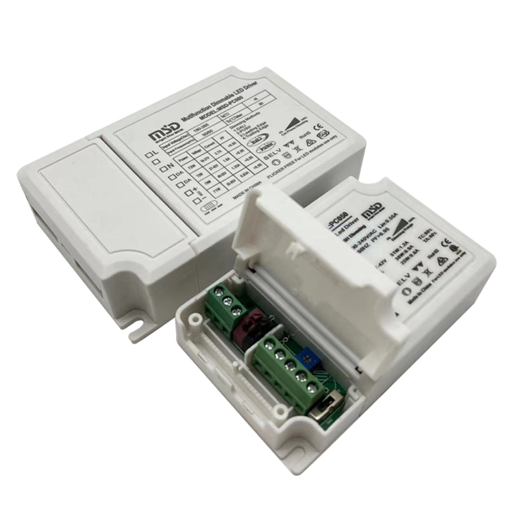 DALI PUSH 0-10V Integrated 18-85VDC current selectable DIP switch led driver